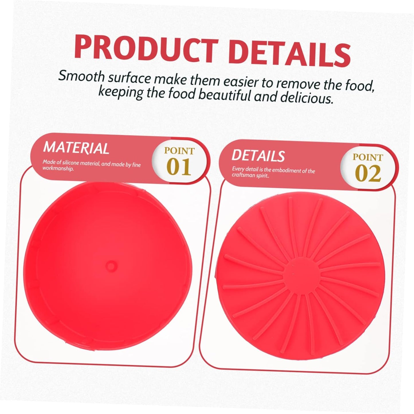 IMIKEYA Fryer Toaster Cake Pan Liners for Air Fryer Insert - Red Mini Pot Baking Pan for Airfryers