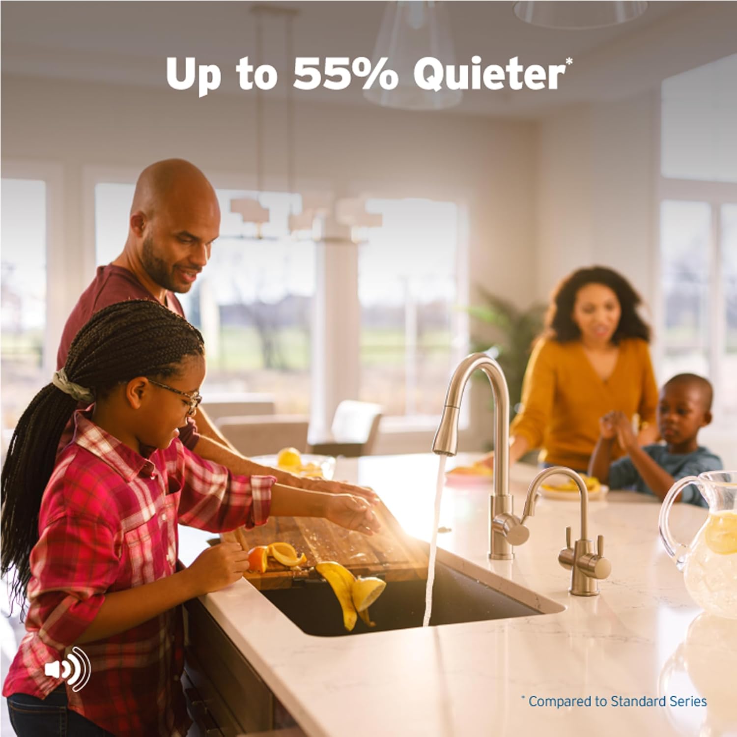 InSinkErator Power Series EZ Connect 3/4 HP Garbage Disposal - Black Color