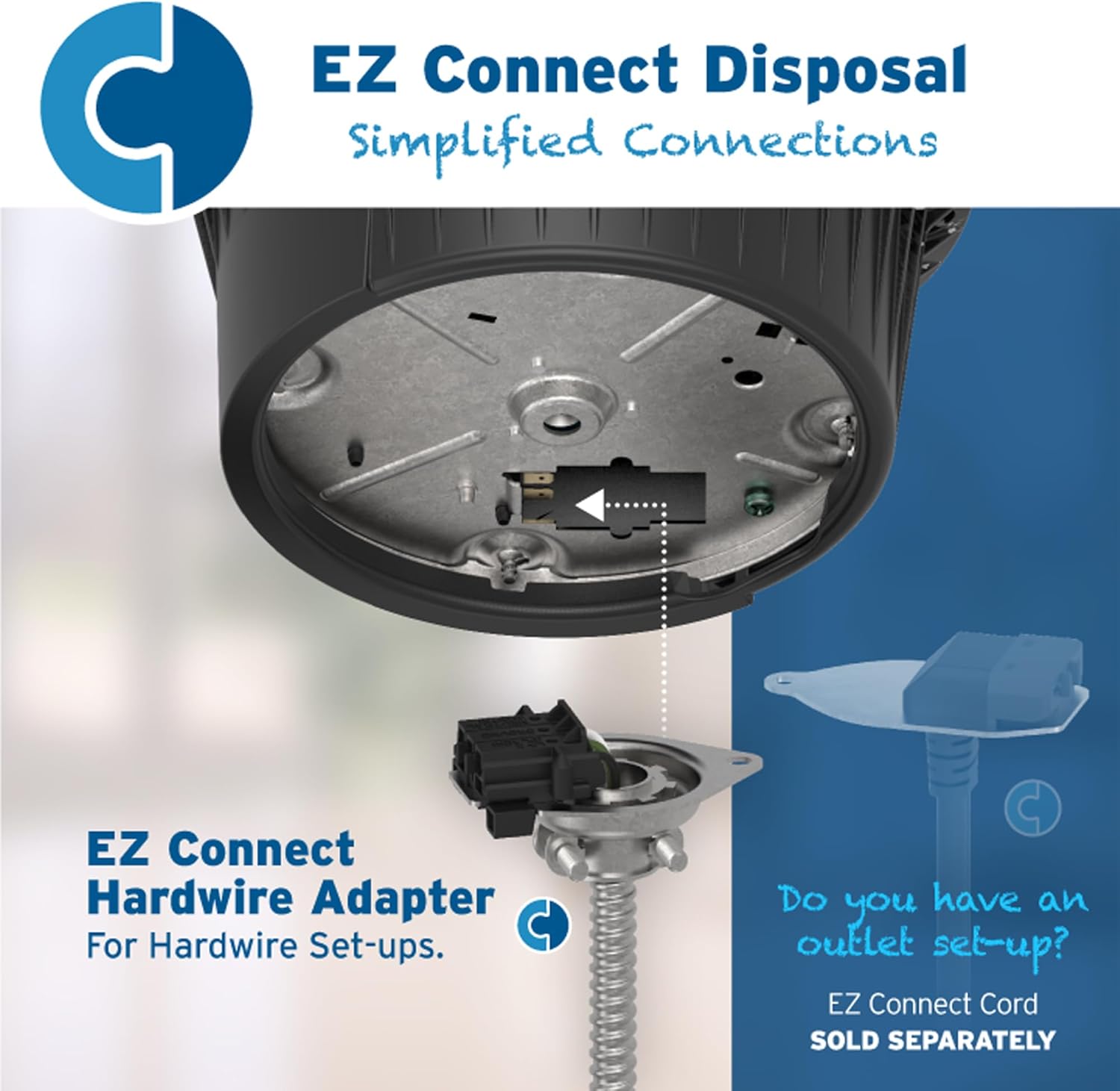 InSinkErator Power Series EZ Connect 3/4 HP Garbage Disposal - Black Color