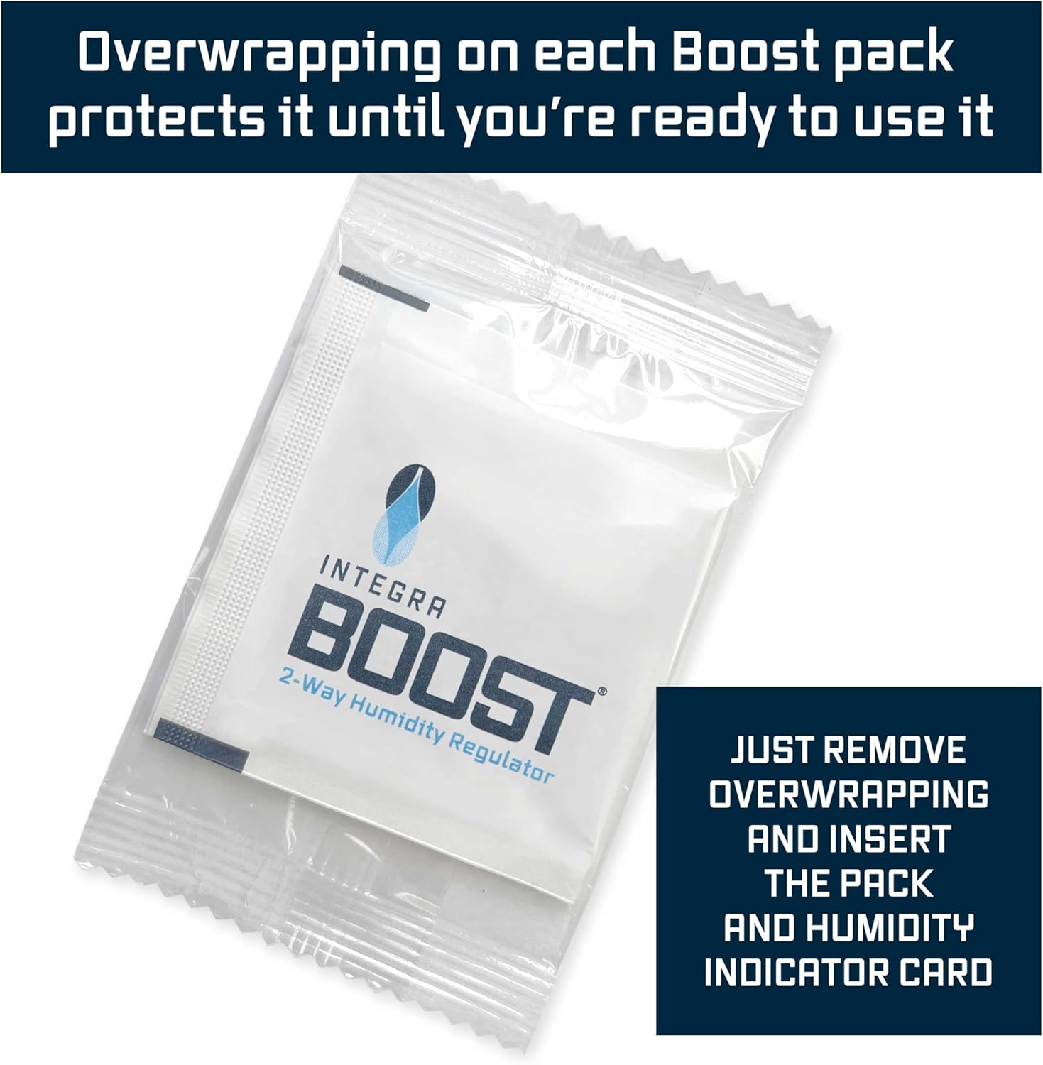 Integra Boost Explorer Pack 2-Way Humidity Controller - 55% RH + 62% RH, 2g Size, 12 Pieces, Protects 1/4 Oz