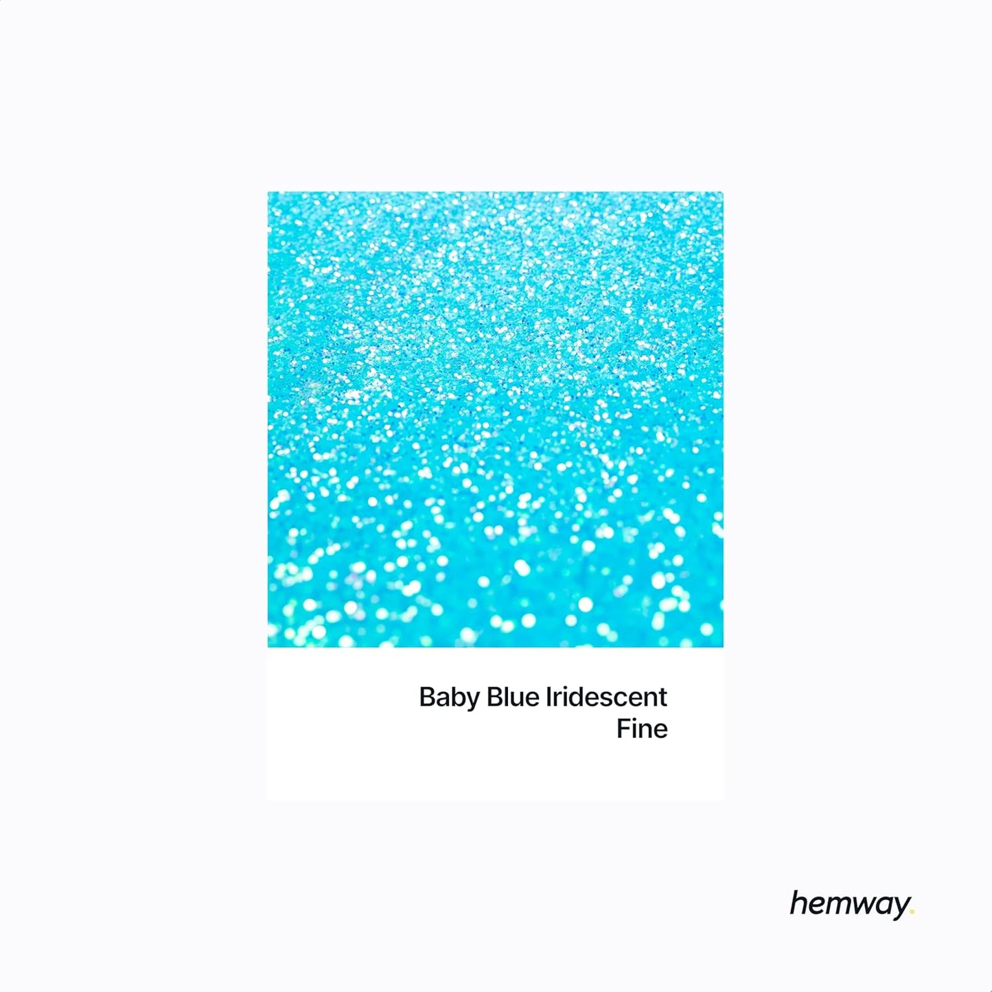 Iridescent Baby Blue Glitter Paint Additive for Acrylic & Emulsion Paint - 100g - Fine Crystals for Interior & Exterior Walls, Wood, Varnish, Furniture