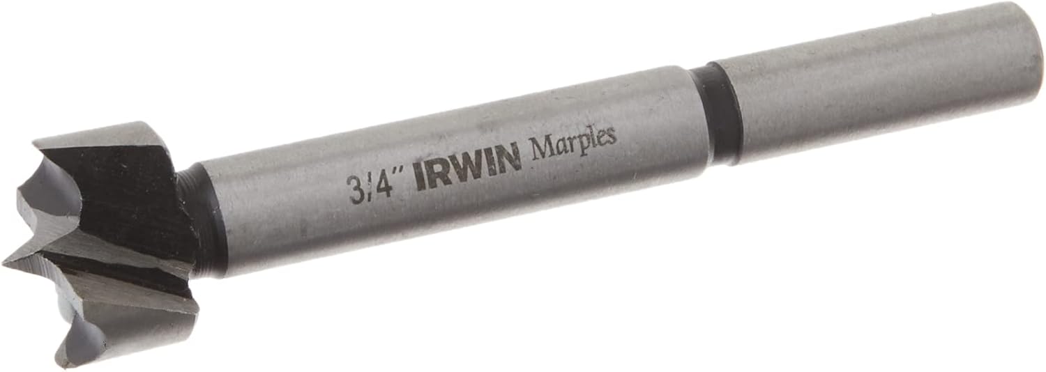 Irwin Marples 1966898 Forstner Wood Drill Bit, 3/4" - Precision Drilling Tool for Woodworking
