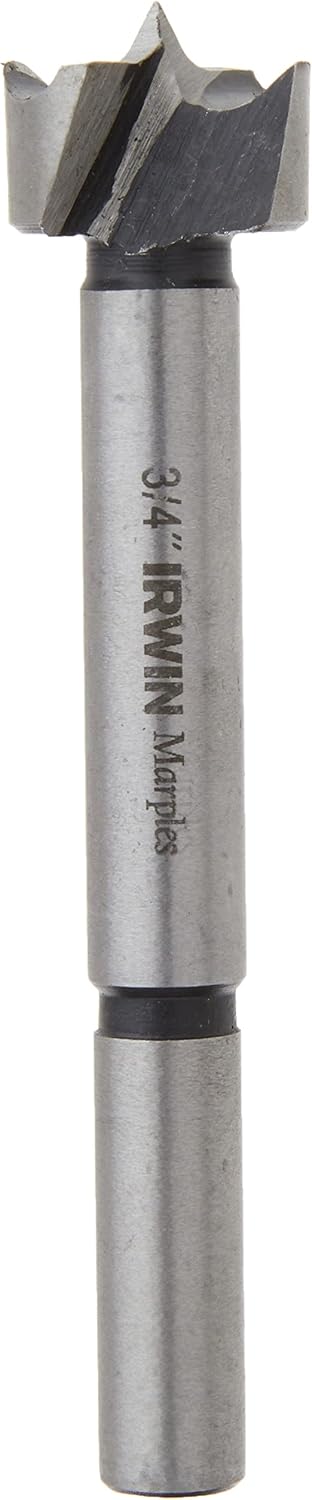 Irwin Marples 1966898 Forstner Wood Drill Bit, 3/4" - Precision Drilling Tool for Woodworking