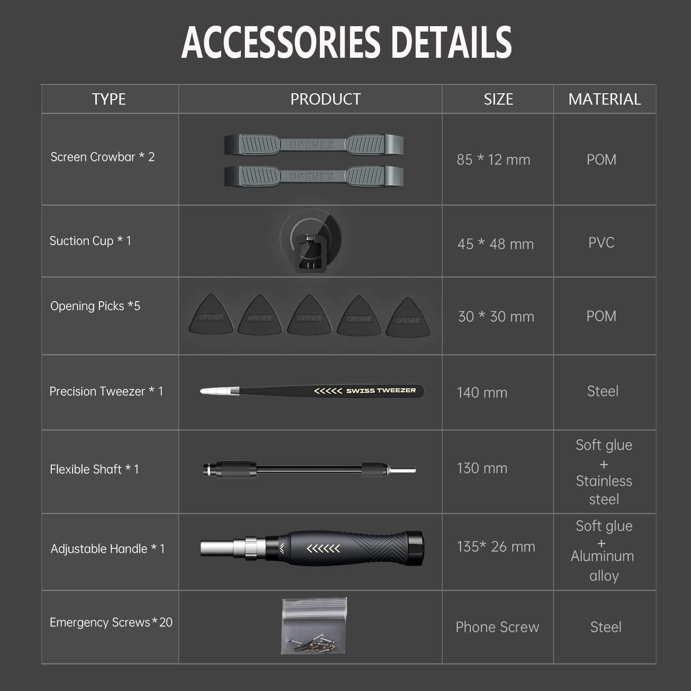 JAKEMY 164 in 1 Precision Screwdriver Set for MacBook, iPhone, Camera, Xbox - Professional Laptop Repair Kit with T6 Torx Screwdriver