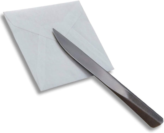 Japanese Luxury Canary Letter Opener with Heavy Duty 7" Carbon Steel Blade - Made in Japan