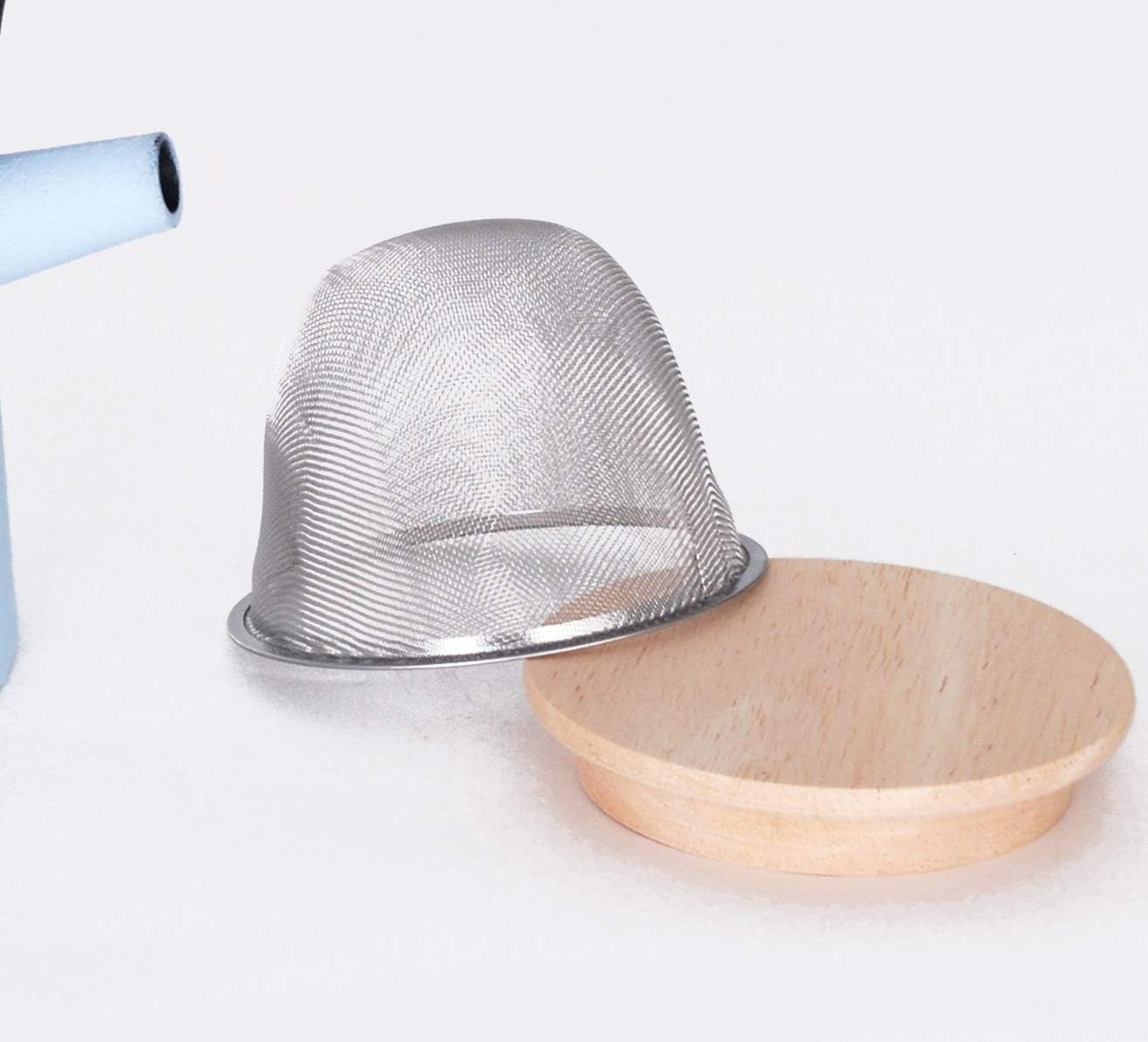 Japanese Tetsubin Tea Kettle Cast Iron Teapot - 30 fl oz - Sky Blue