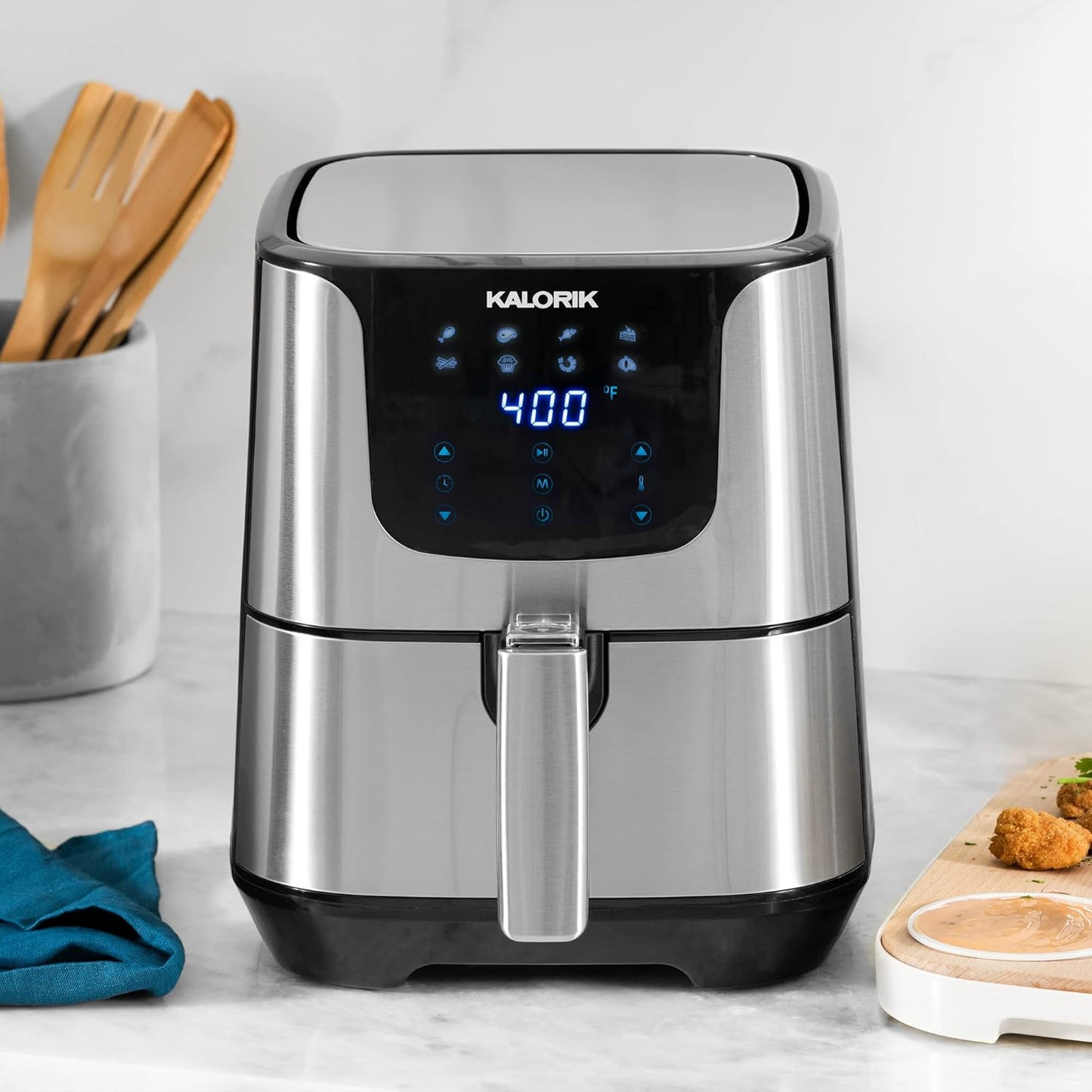 KALORIK 3.5 Quart Digital Air Fryer - Easy Cooking at Your Fingertips!