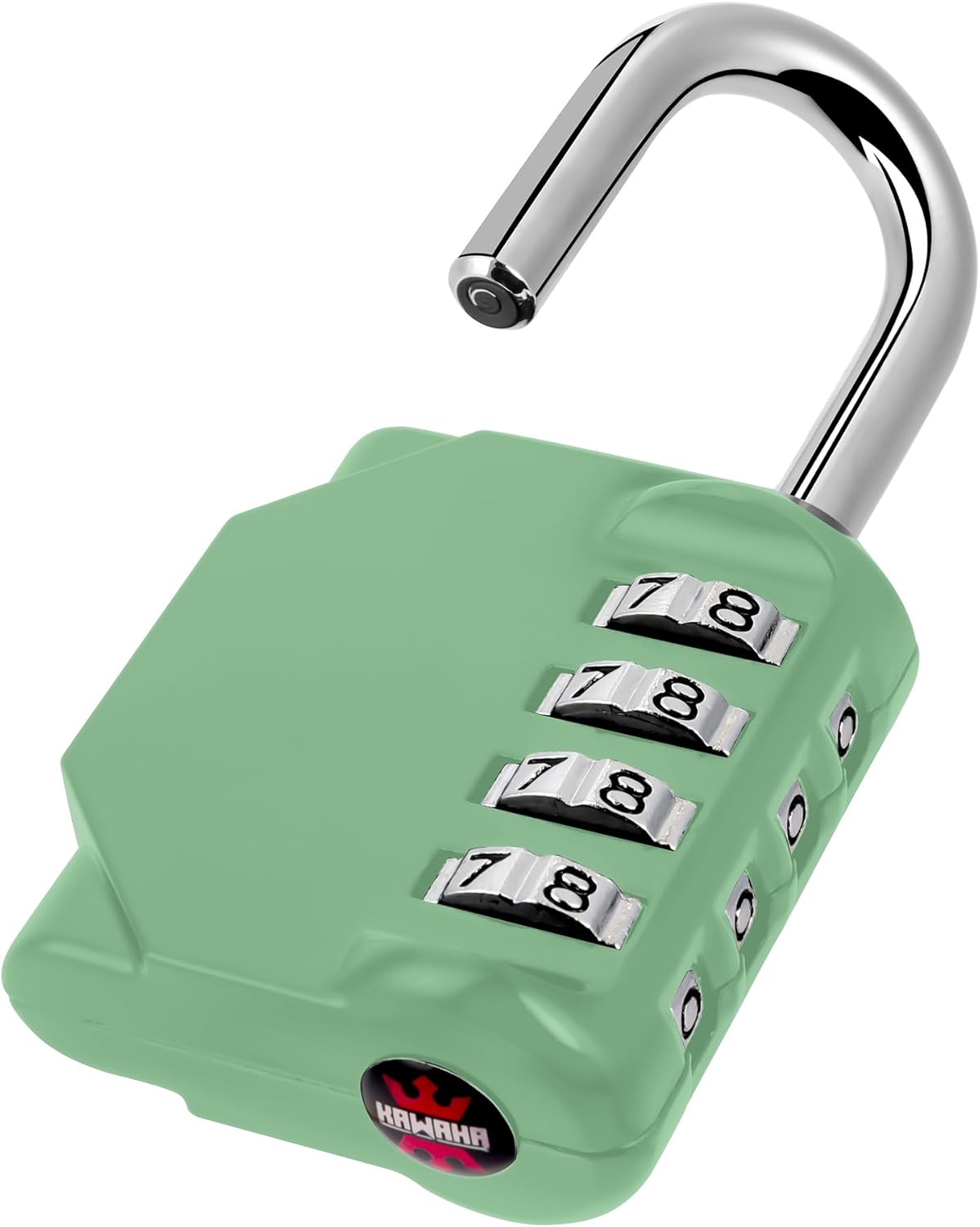 KAWAHA CL11KG Outdoor Combination Padlock Set - 4 Digit Gym Locker Lock for School, Gates, Doors, Toolbox - Khaki-Green