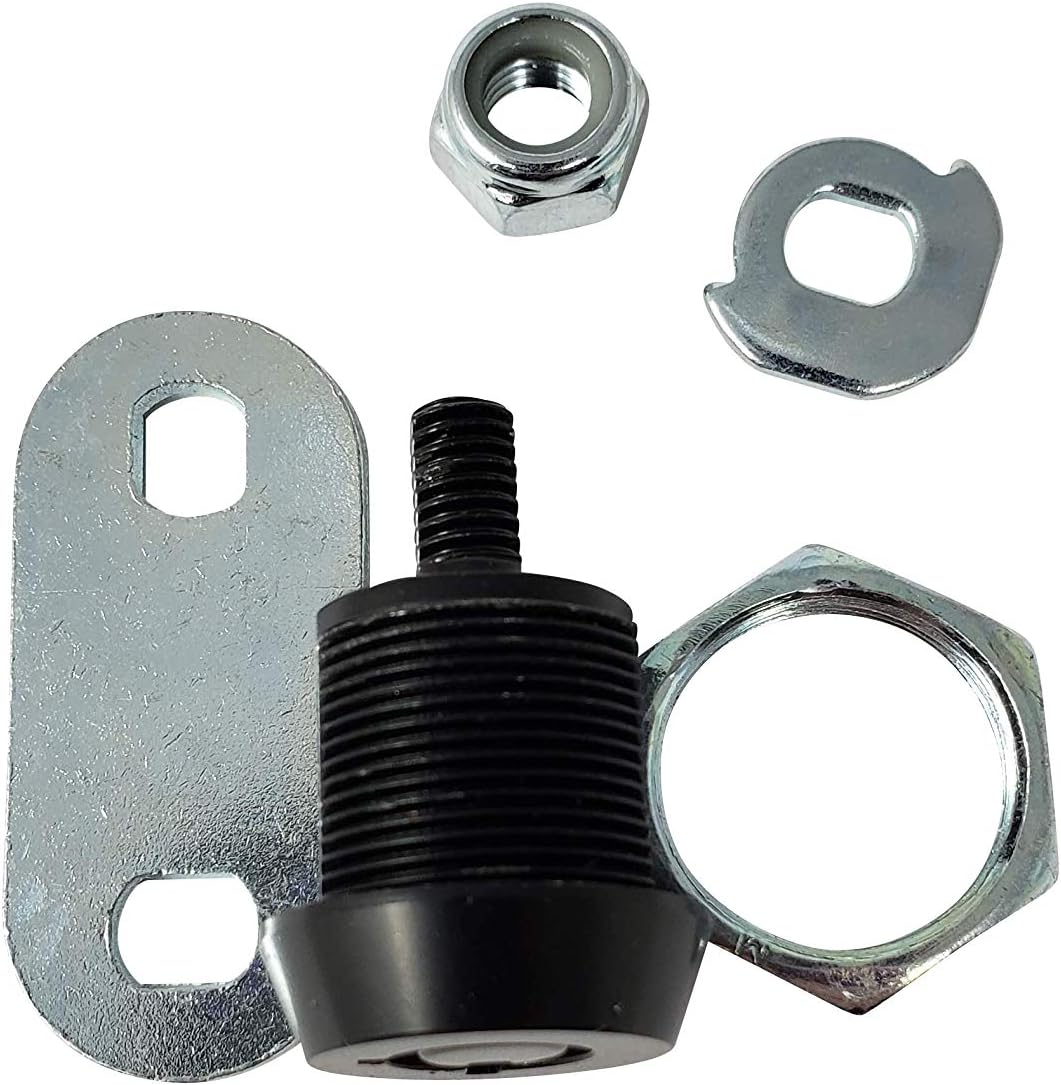 Keyed Alike 5/8 Inch Tubular Cam Lock for RV Compartment Storage - Black, Pack of 1