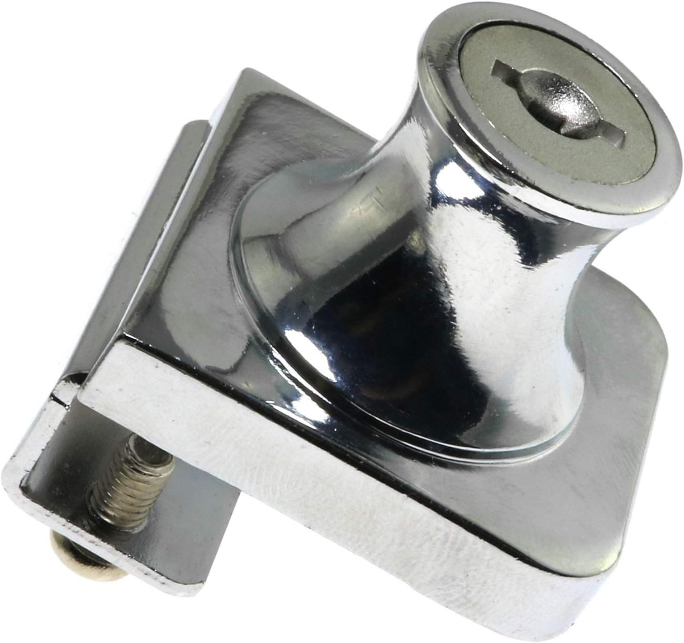 Keyed Alike Single Glass Door Lock for Cabinets and Showcases - Zinc Alloy Furniture Hardware