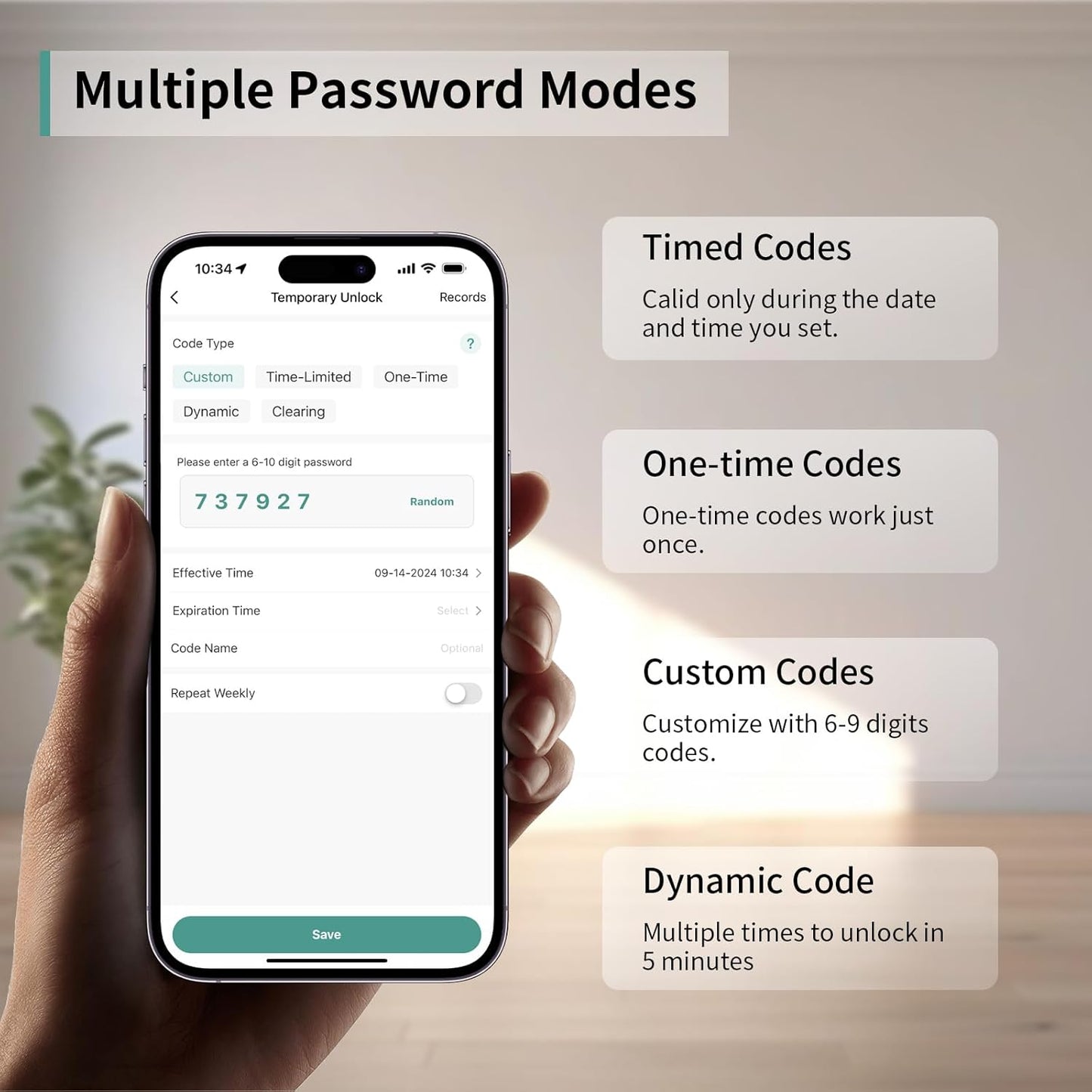 Keyless Entry Fingerprint Door Lock with Keypad and Handle for Home, Hotel, Office - IRONZON Smart Lock