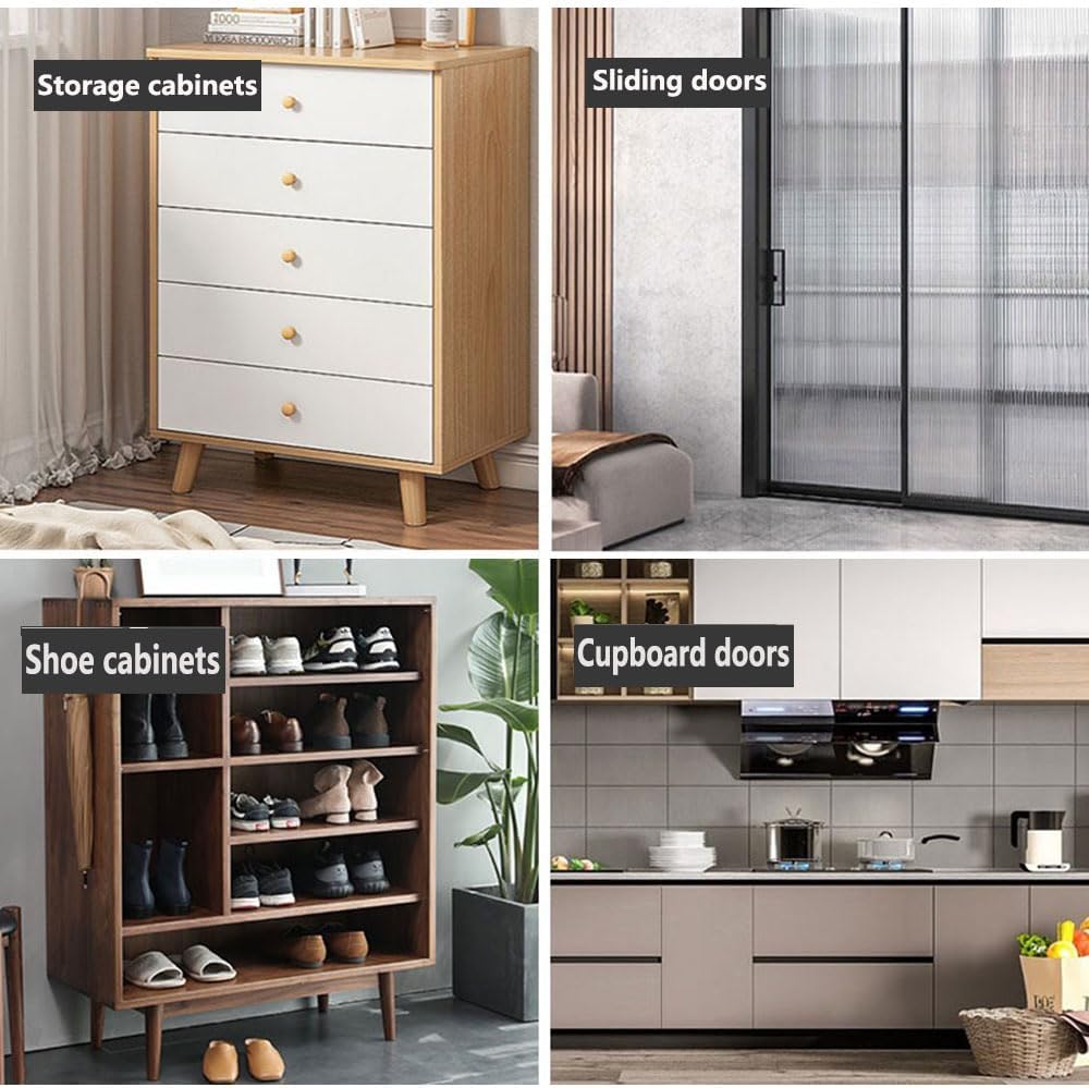 Keyless Mechanical Password Lock for Cabinet, Drawer, Office File Storage - Zinc Alloy Rotary Lock with Combination Latch