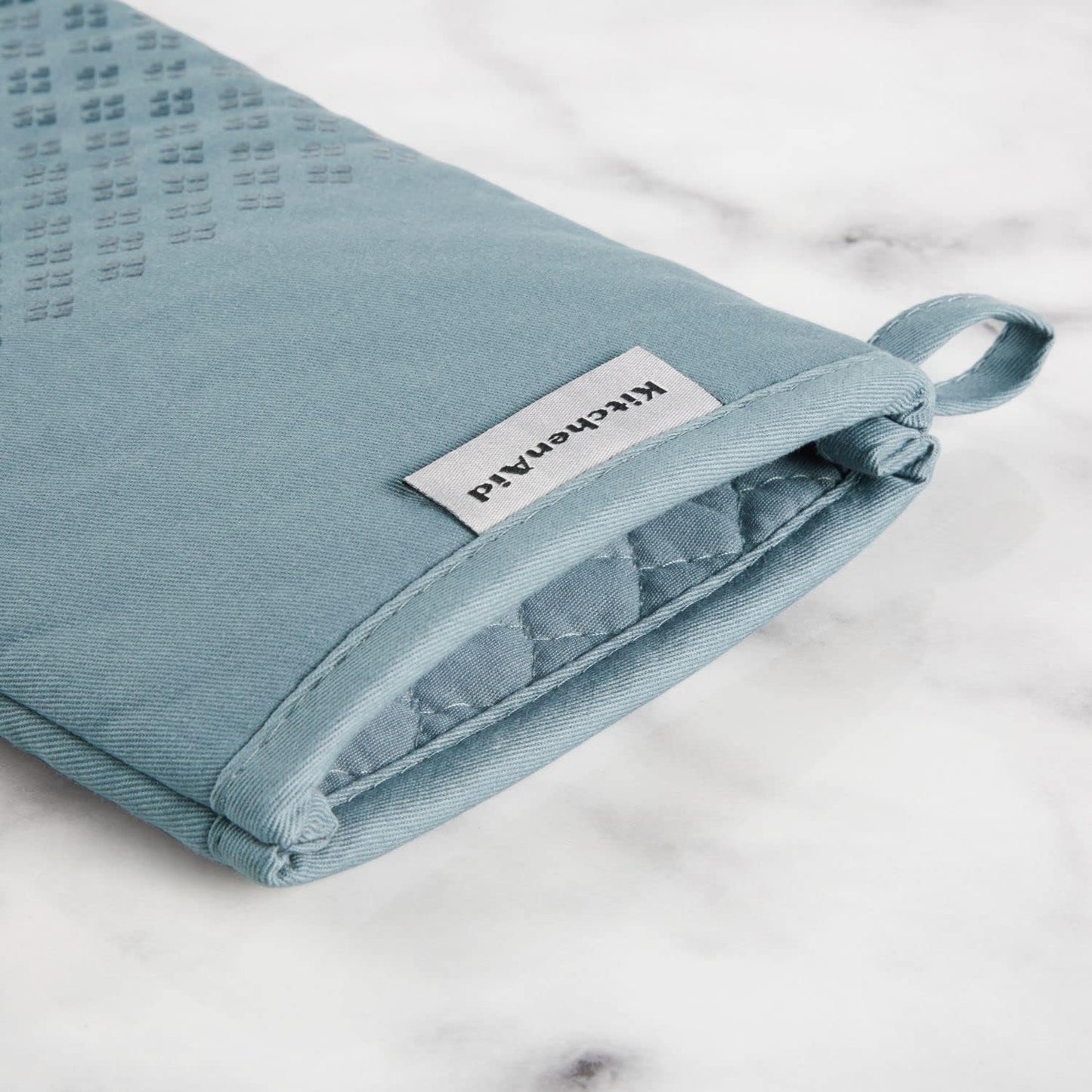 KitchenAid Asteroid Fog Blue Oven Mitt Set, 7"x12.5", 2 Piece