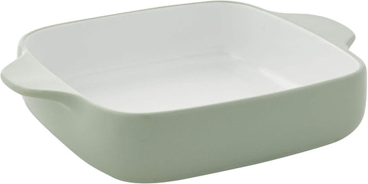 KitchenAid Pistachio Square Baker, 2-Quart Vitrified Stoneware - Durable Oven-to-Table Cookware