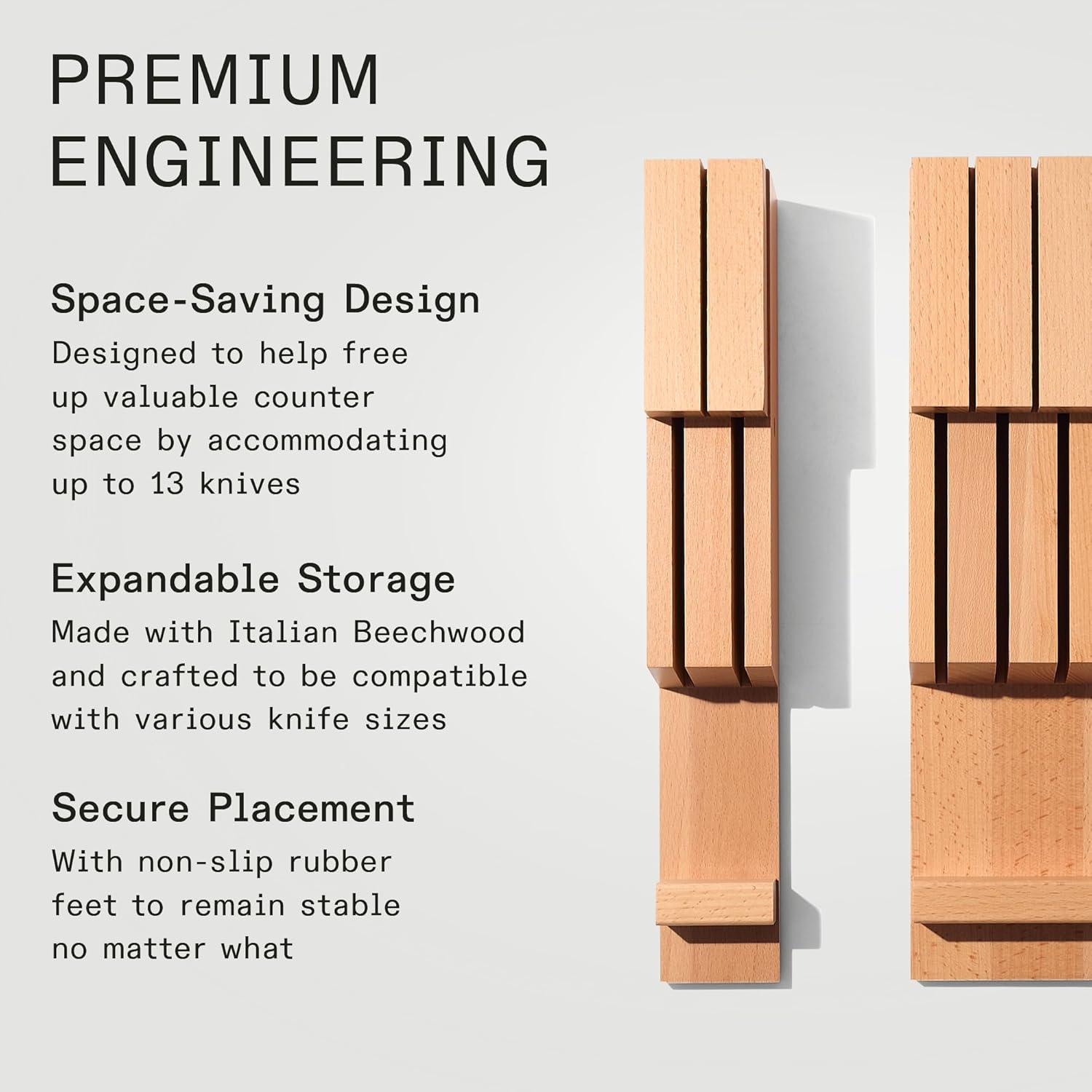 Knife Organizer Set by Made In Cookware: Keep Your Kitchen Knives Organized and Easily Accessible