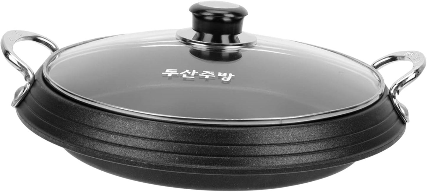 Korean Army Pot Aluminum Alloy Cooking Pot for Rice, Noodles, and Hot Pot