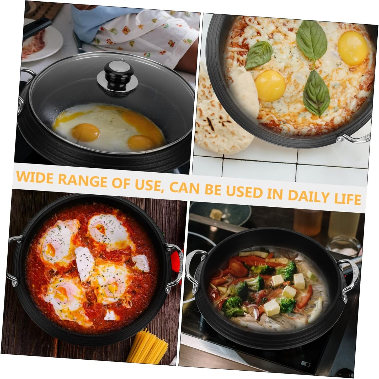 Korean Army Pot Aluminum Alloy Cooking Pot for Rice, Noodles, and Hot Pot