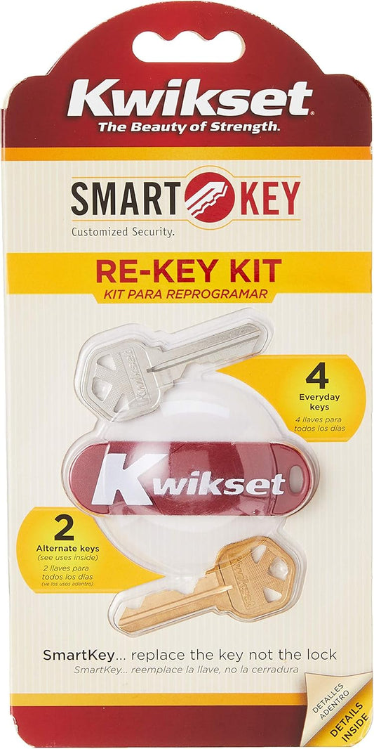 Kwikset 83262-001 SmartKey Re-keying Kit - Easy DIY Lock Re-key Solution - WildKart