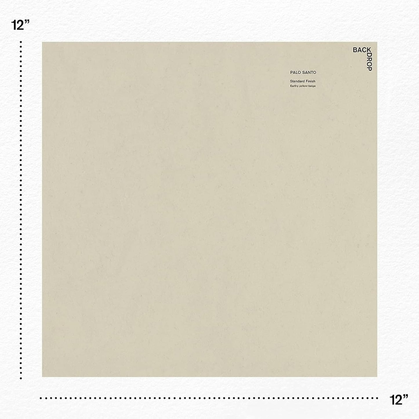 Large Adhesive Paint Swatch in PALO SANTO Earthy Yellow-Beige 12" x 12" - Premium Interior Paint Sample