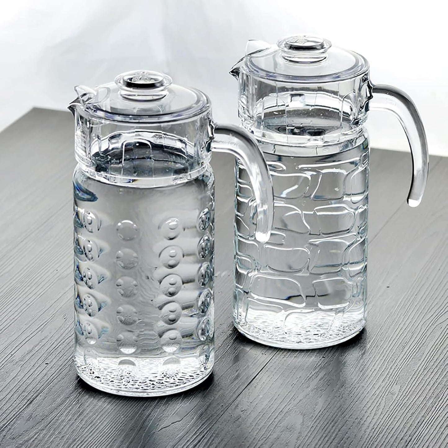 Large-Capacity Glass Kettle with Handle for Iced Tea, Juice, Water - Household Teapot and Pitcher