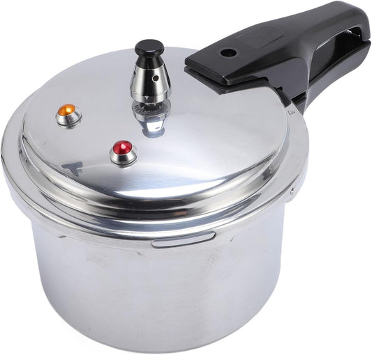 Large Capacity Stainless Steel Pressure Cooker with Explosion Proof Canner, Gas & Induction Compatible - 24CM/7L