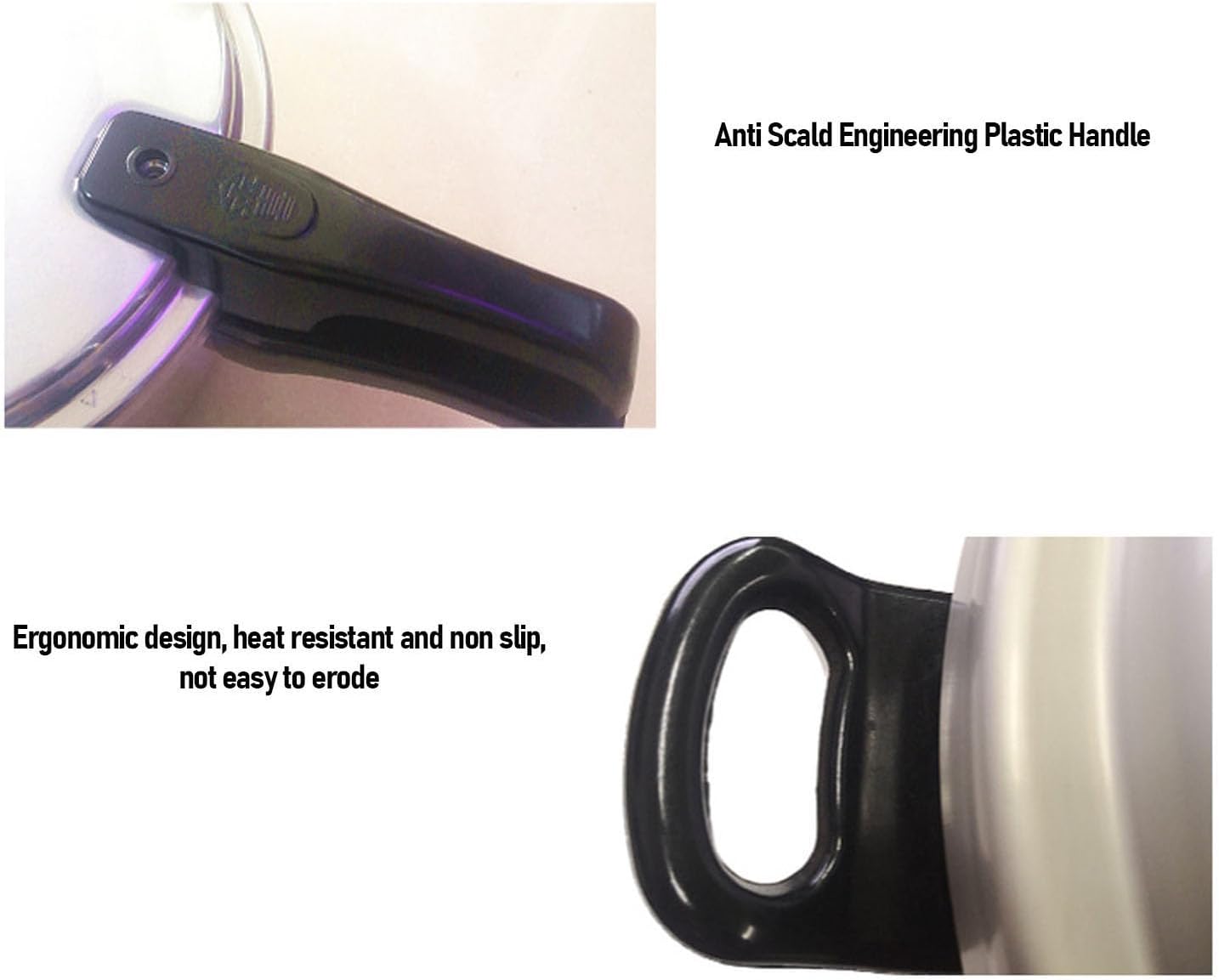 Large Capacity Stainless Steel Pressure Cooker with Explosion Proof Canner, Gas & Induction Compatible - 24CM/7L