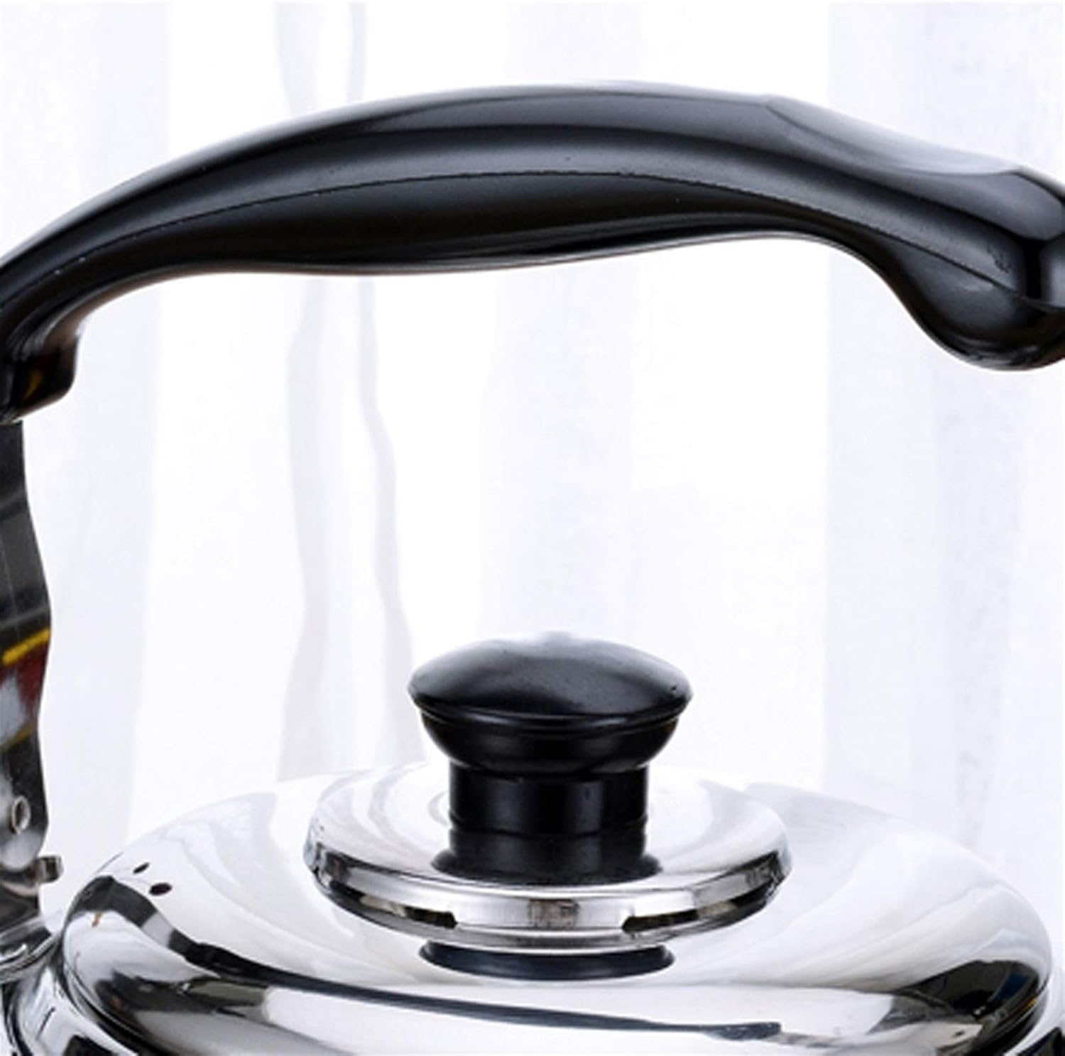 Large Capacity Stainless Steel Tea Kettle for Stove Top Cooking - 5L Size, Heat-Resistant Handle, Ideal for Kitchen & Dining Room