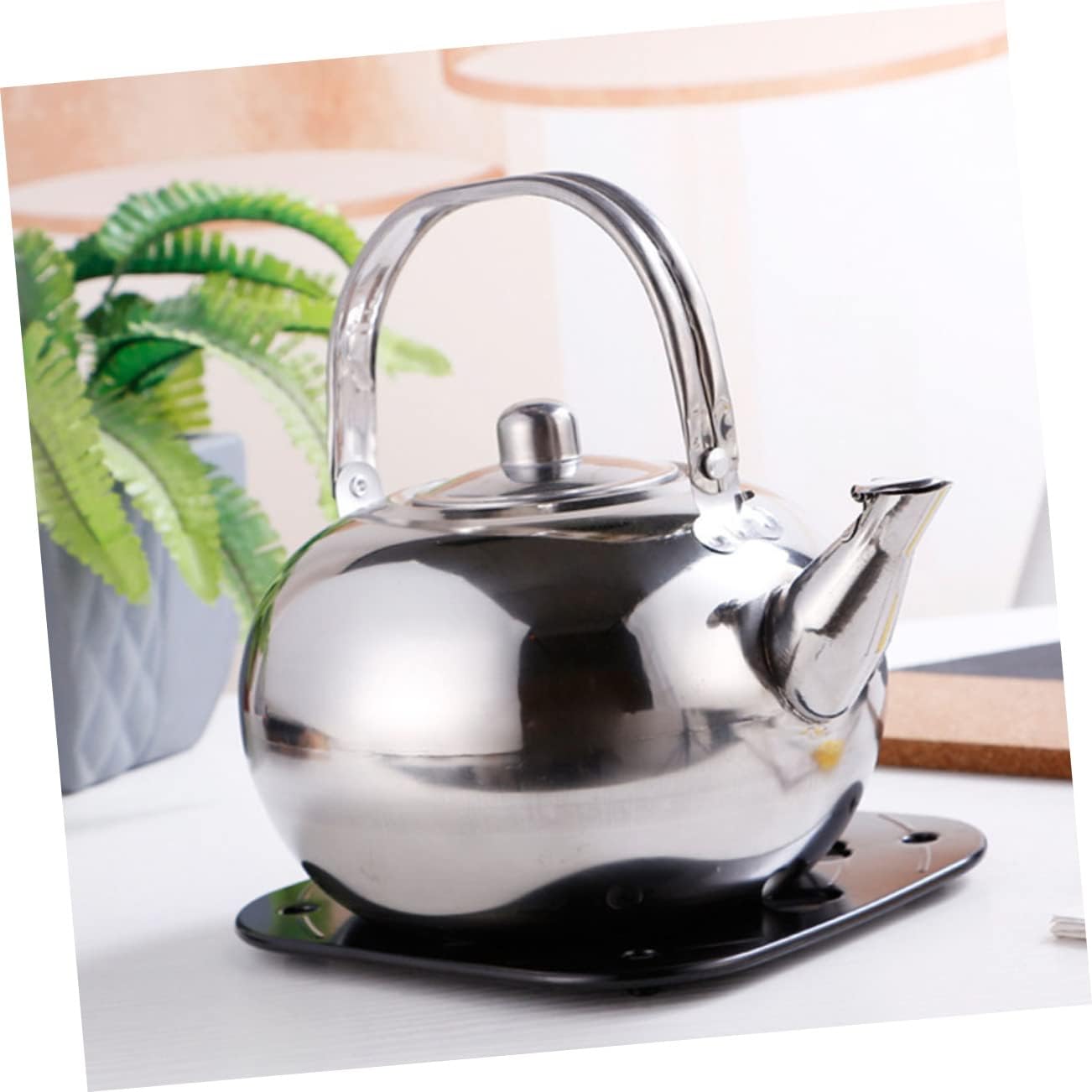 Large Capacity Stainless Steel Tea Kettle with Infuser for Kitchen Water Brewing