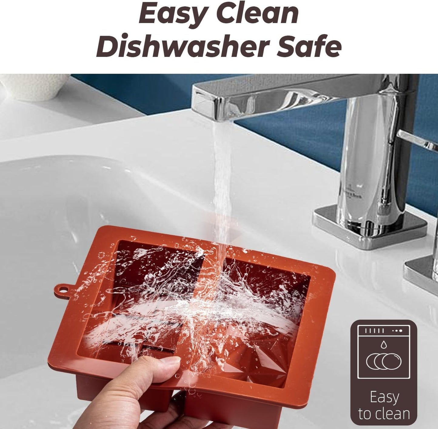 Large Pistachio Chocolate Bar Silicone Mold for Filling - Deep Dubai 2 Inch Thick Mold for Stuffed Bars by UWILLION