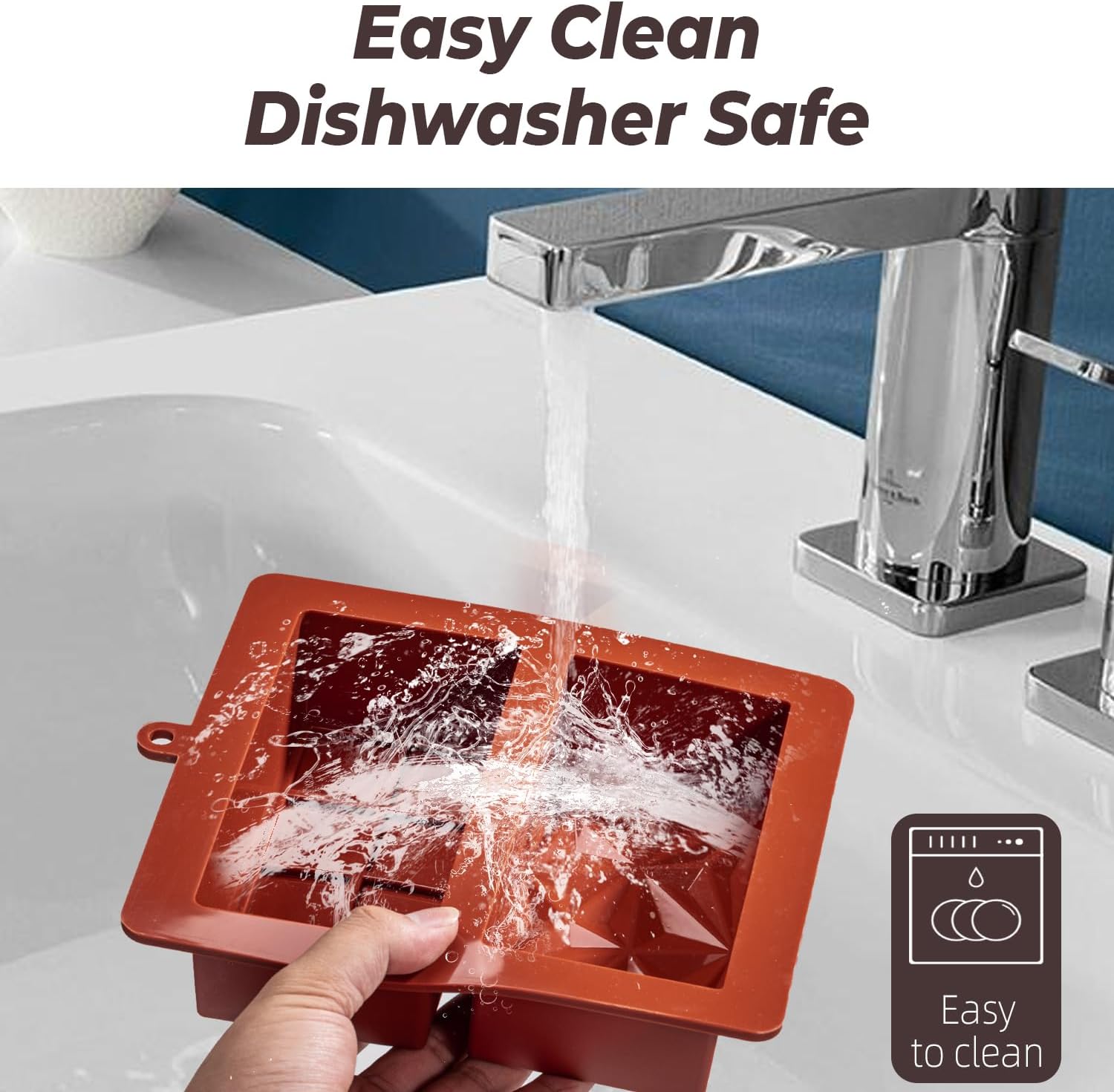 Large Pistachio Chocolate Bar Silicone Mold for Filling - Deep Dubai 2 Inch Thick Mold for Stuffed Bars by UWILLION