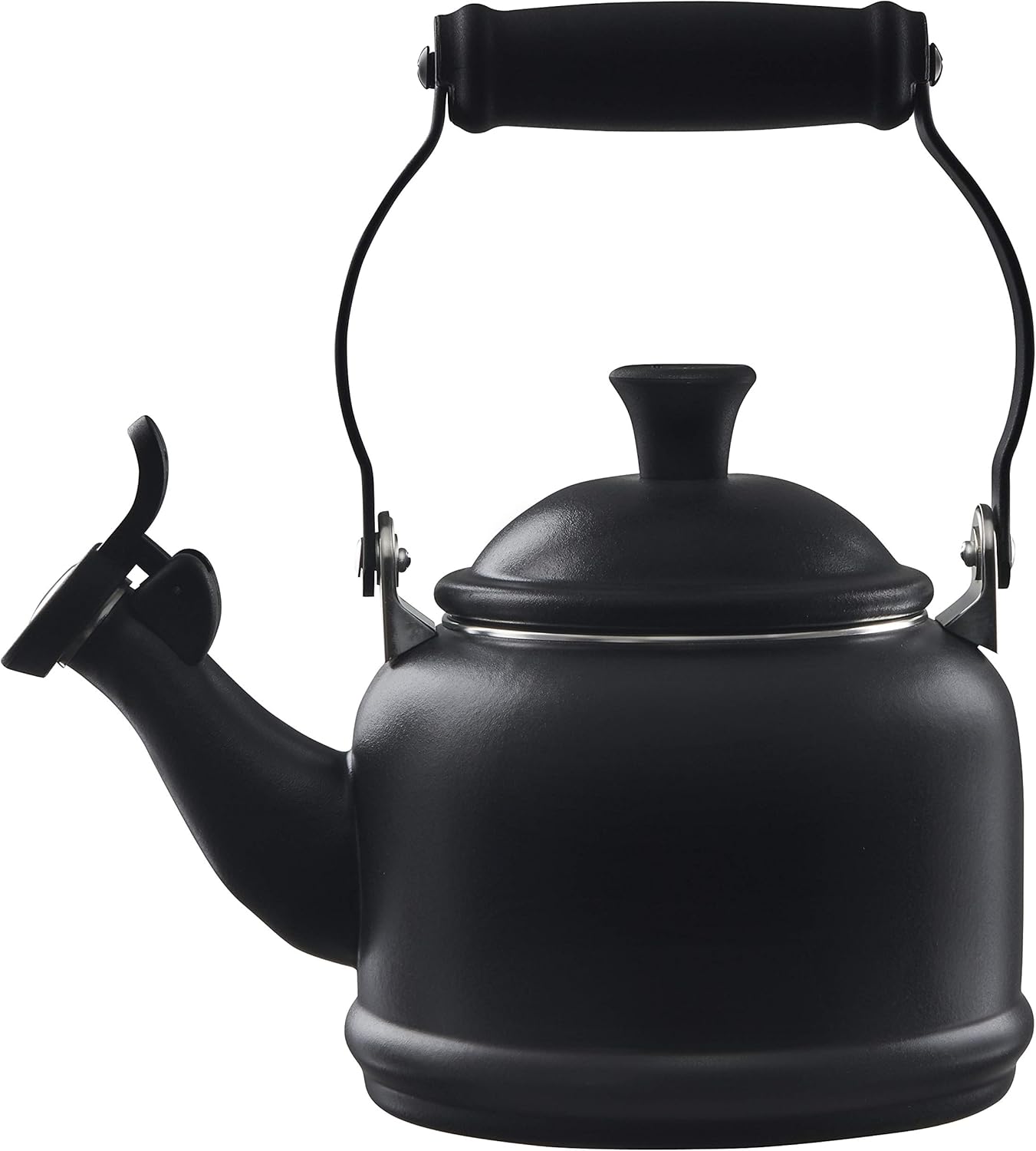Le Creuset 1.25 qt. Licorice Enamel On Steel Demi Tea Kettle for Stovetop