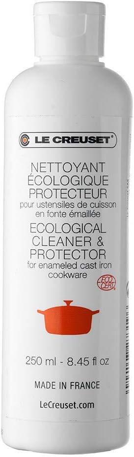 Le Creuset Enameled Cast Iron Cookware Cleaner - 8.45 oz - Gentle Cleaning Solution for Cast Iron Pots and Pans