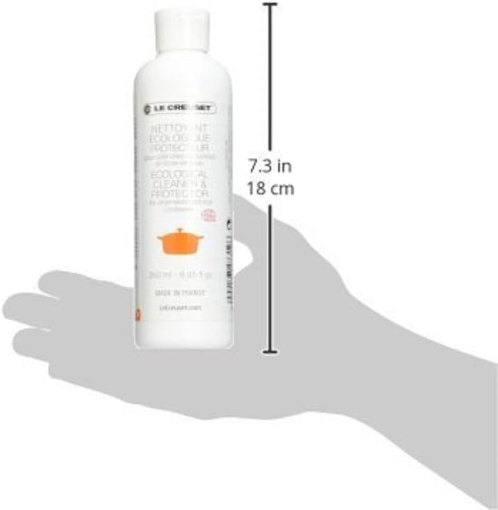 Le Creuset Enameled Cast Iron Cookware Cleaner - 8.45 oz - Gentle Cleaning Solution for Cast Iron Pots and Pans