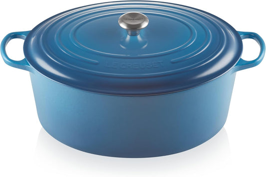 Le Creuset Enameled Cast Iron Oval Dutch Oven in Marseille, 15.5 qt.