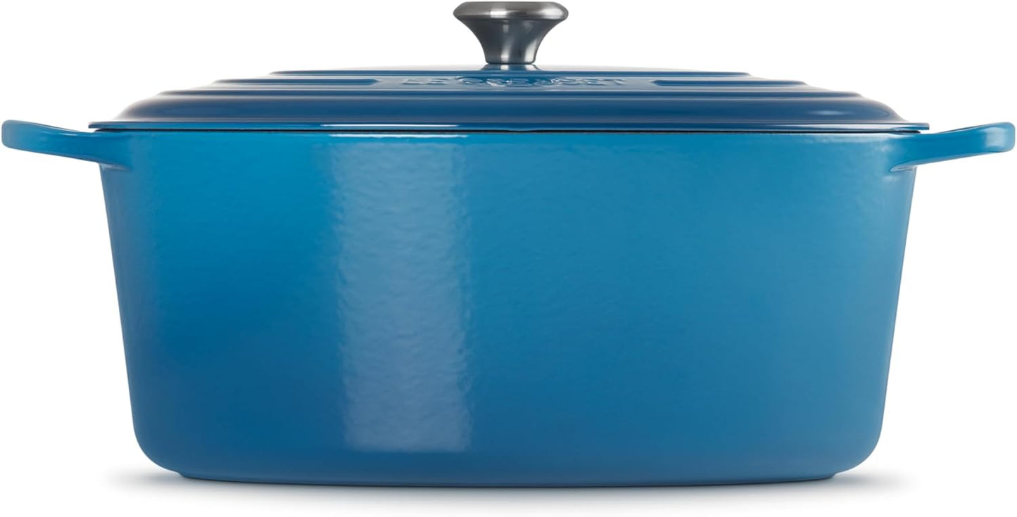 Le Creuset Enameled Cast Iron Oval Dutch Oven in Marseille, 15.5 qt.
