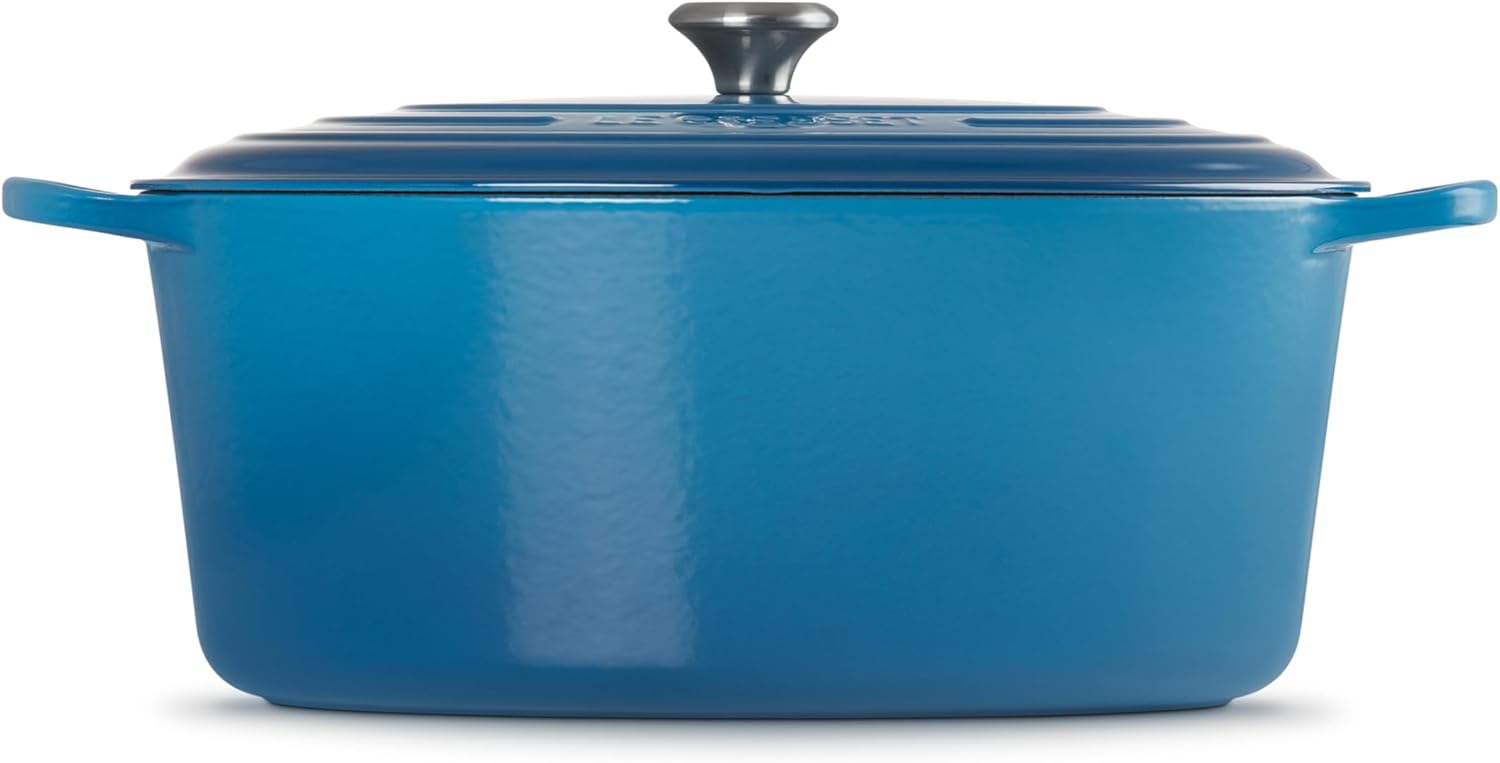 Le Creuset Enameled Cast Iron Oval Dutch Oven in Marseille, 15.5 qt.