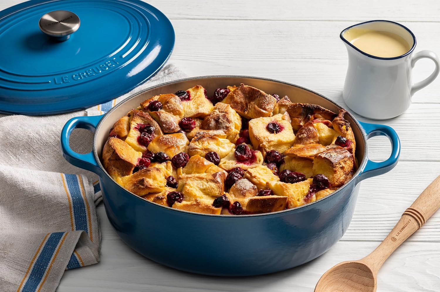 Le Creuset Enameled Cast Iron Oval Dutch Oven in Marseille, 15.5 qt.
