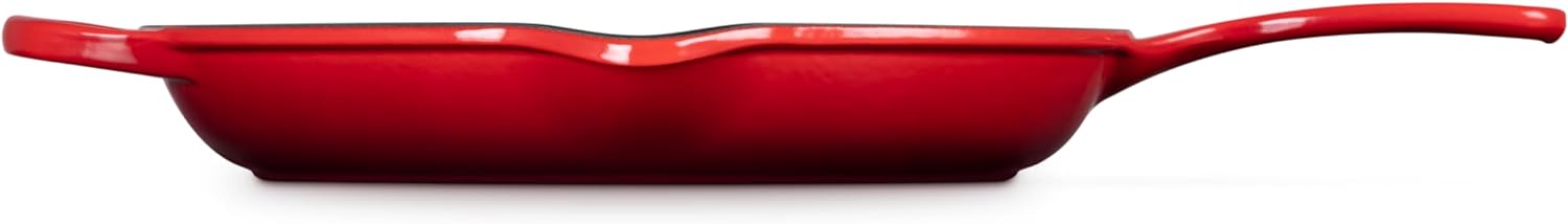 Le Creuset Signature Iron Handle Skillet 11.75" Enameled Cast Iron Cerise Color
