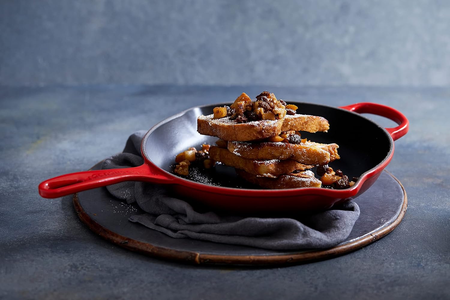 Le Creuset Signature Iron Handle Skillet 11.75" Enameled Cast Iron Cerise Color