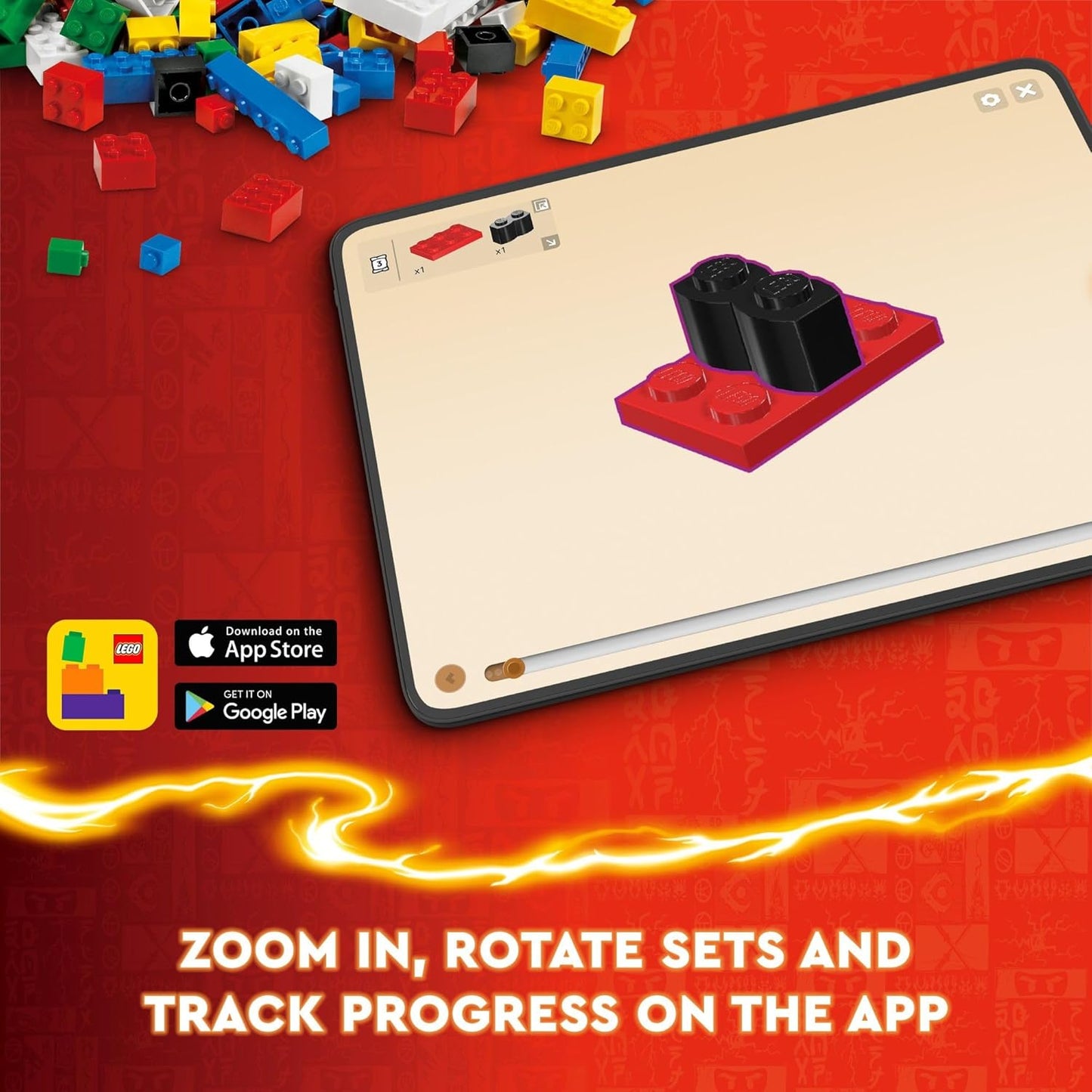 LEGO NINJAGO Young Dragon Riyu Playset with 3 Ninja Minifigures - Buildable Adventure Toy for Kids, Ages 6+, 71810