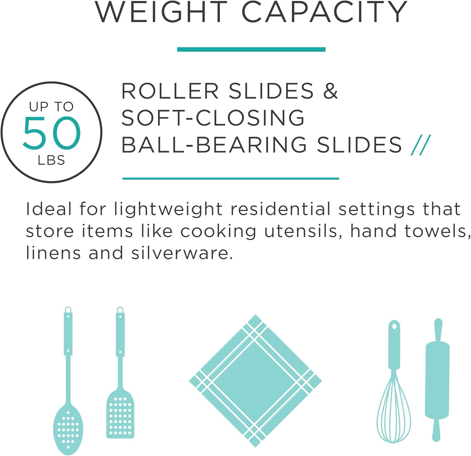 Liberty Hardware D68814C-W-TX 14-Inch Bottom Mount Drawer Slide - Easy Installation and Smooth Operation