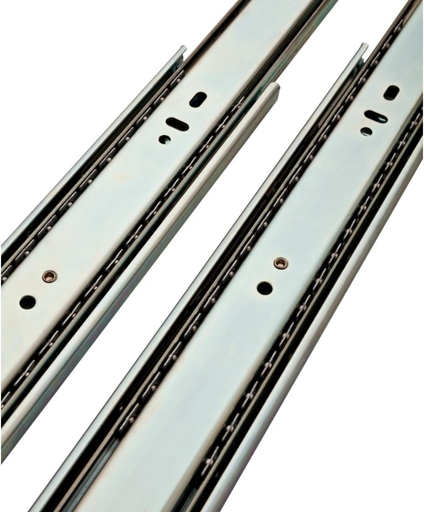 Liberty Hardware D80616C-ZP-W 16-Inch Ball Bearing Drawer Slides - Smooth and Durable Sliding Mechanism for Cabinets and Furniture