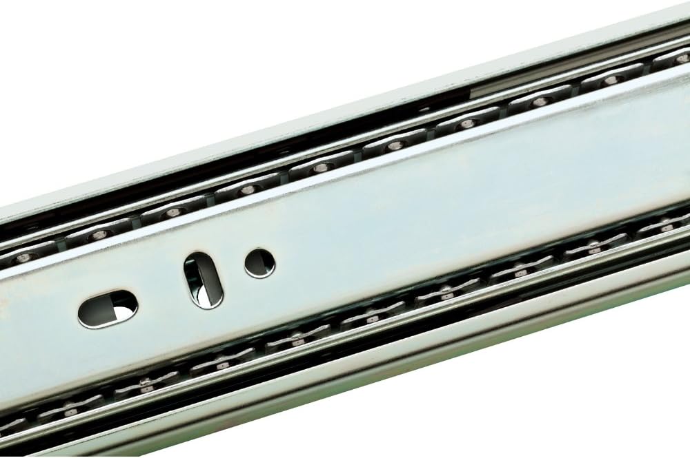 Liberty Hardware D80616C-ZP-W 16-Inch Ball Bearing Drawer Slides - Smooth and Durable Sliding Mechanism for Cabinets and Furniture