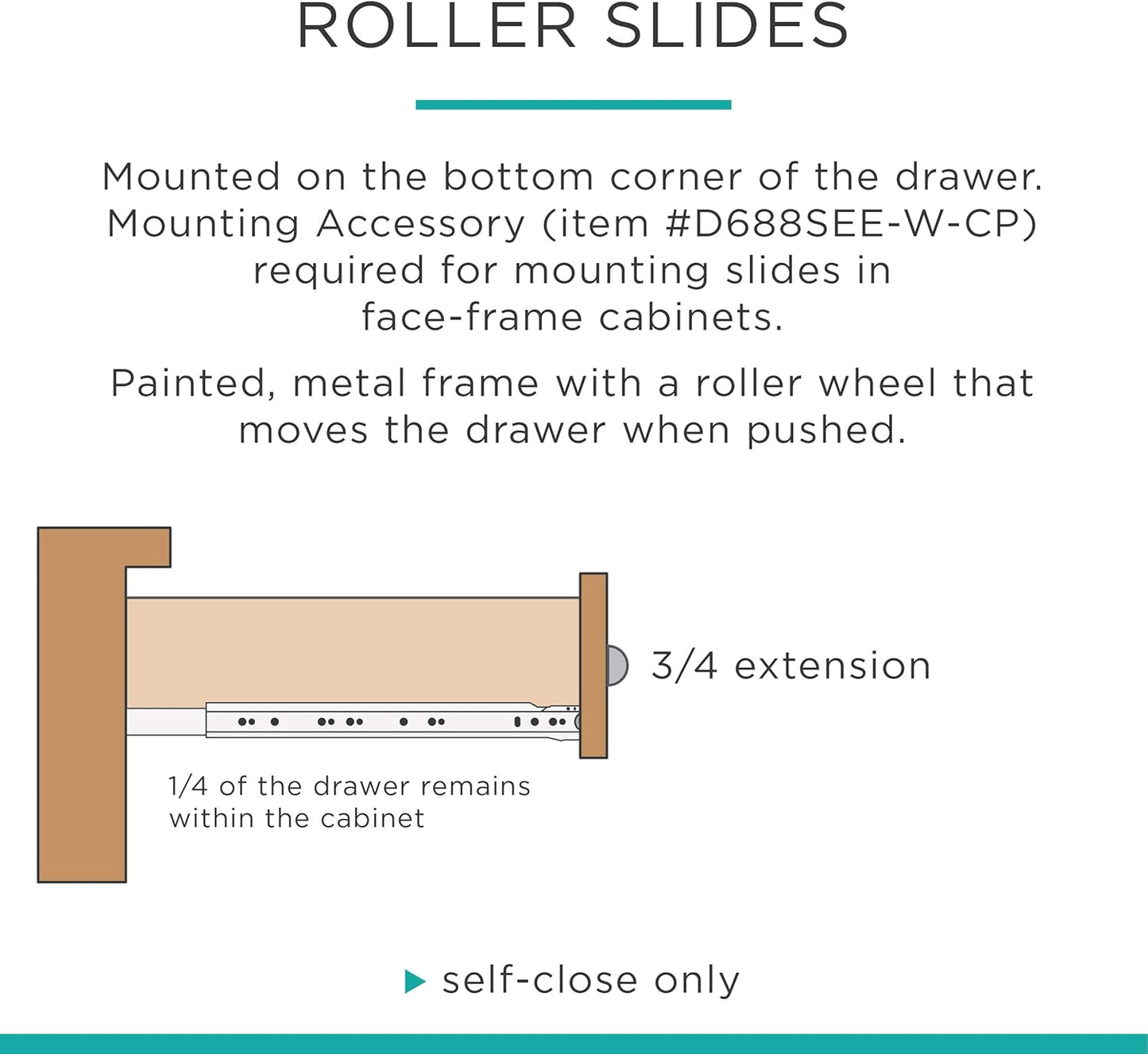 Liberty Hardware D80616C-ZP-W 16-Inch Ball Bearing Drawer Slides - Smooth and Durable Sliding Mechanism for Cabinets and Furniture