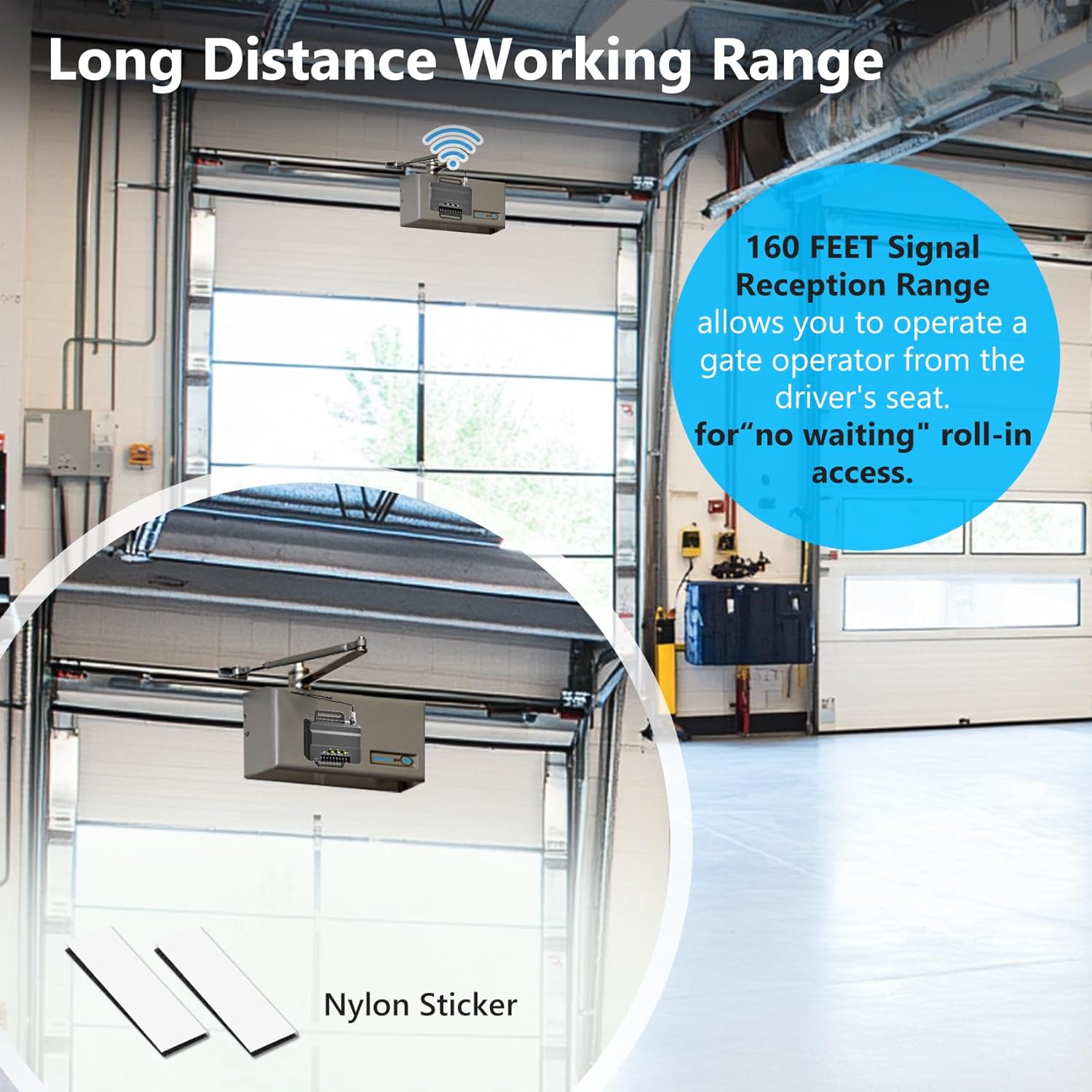 Liftmaster 850LM Receiver for Gate & Garage Door Openers - 3 Channel, Compatible with Most Operators for Gated Communities & Commercial Buildings