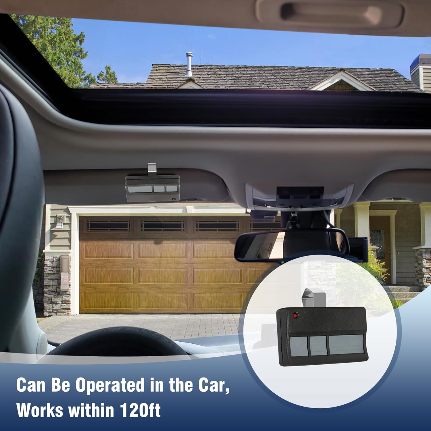 Liftmaster Garage Door Opener Remote Wall Keypad Control Panel for 78LM, 373LM - Compatible with 139.53680, 139.53753, 139.53681, 139.53879