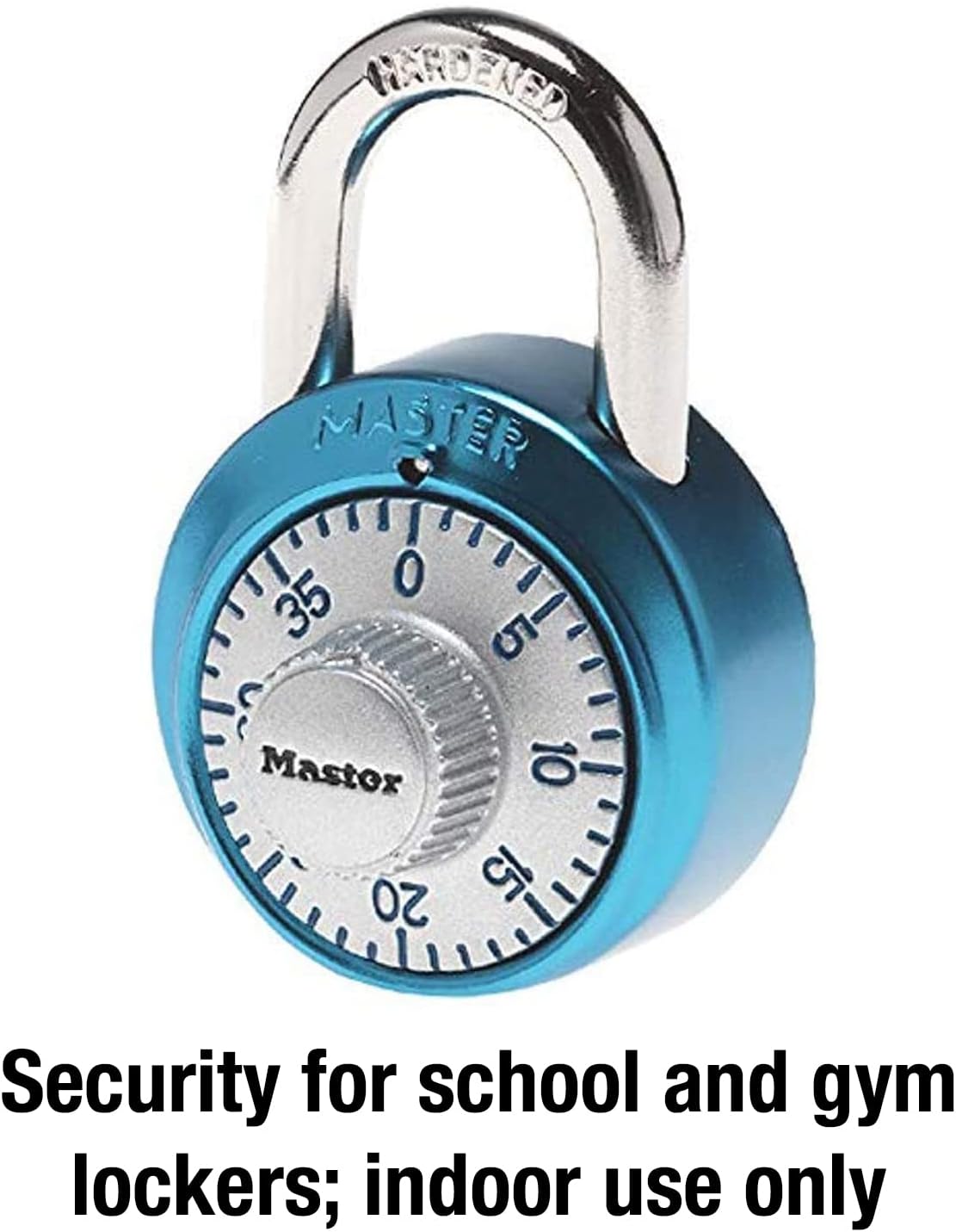 Light Blue Master Lock 1561DLTBLU Combination Padlock for Lockers - 1 Pack - WildKart