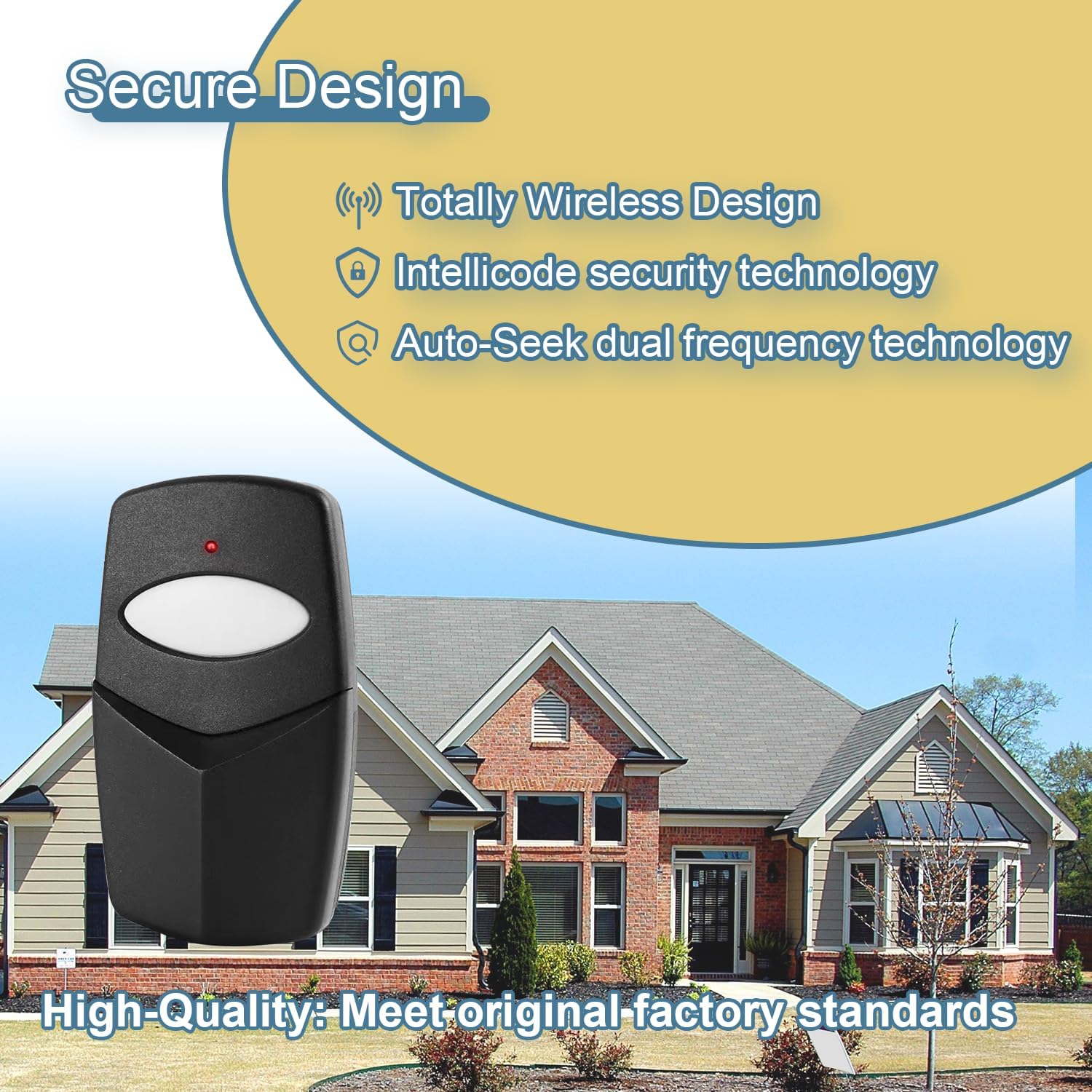 Linear Delta 3 Garage Door Remote DTC Upgrade Kit - 2 Pack, 8 Dip Switch 310MHZ - Compatible with DT DTA DTD DT2D DT4A DNT00002A DNT00017A