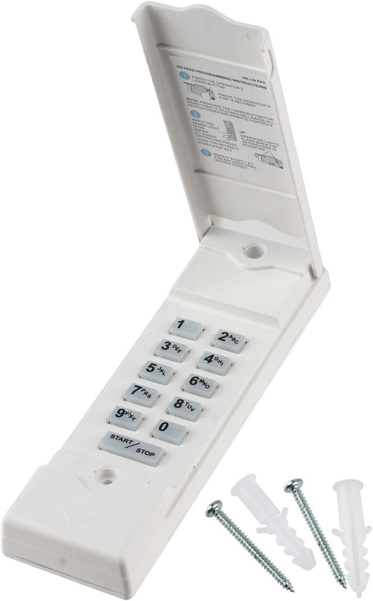 Linear MDTK Garage Door Opener Remote Keypad - Stop Door Access Control Device
