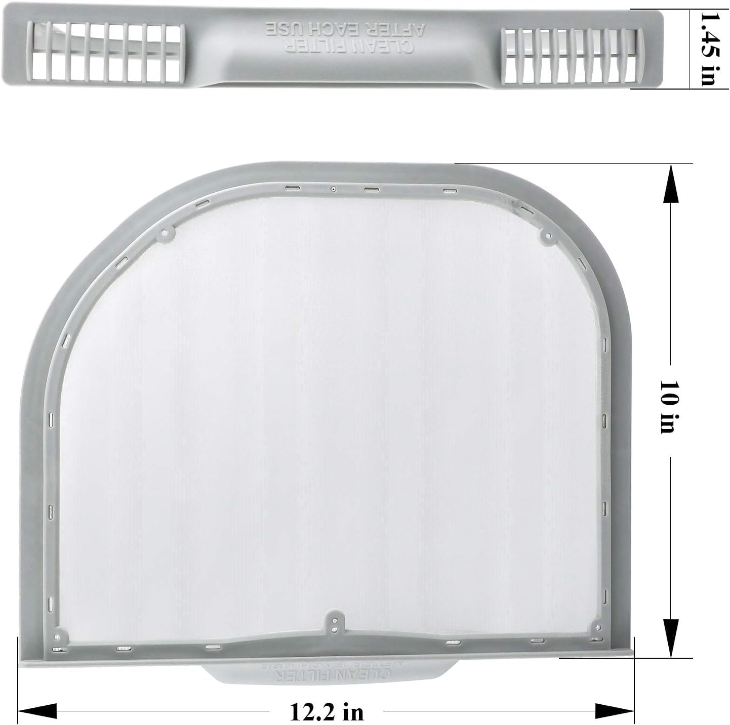 Lint Filter Replacement for LG DLE1001W DLE7300WE DLEX6001W DLG1102W DLGX5171V DLGY1202W Dryers